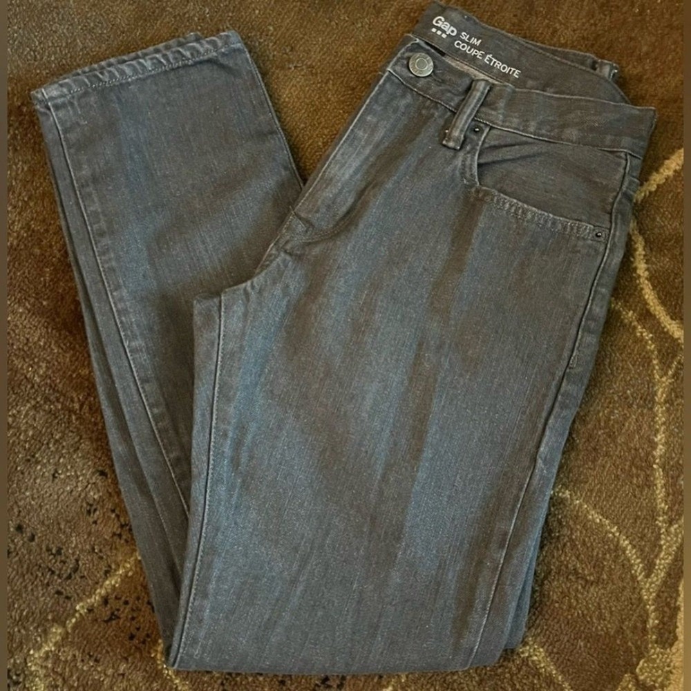 Gap Mens grey slim coupe etroite jeans 30X30 2099